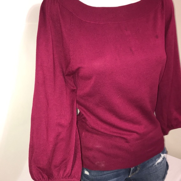 Atmosphere Plumberry MixBlend Full Sleeved Sweater - Picture 6 of 14